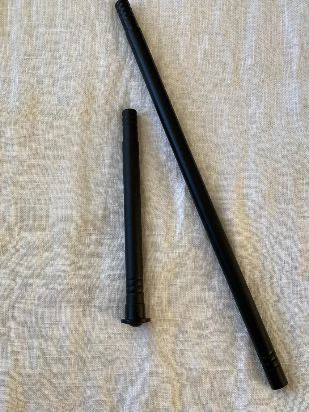 Splicing Curtain Rod Kit in Matte Black - Adjustable Drapery Hardware